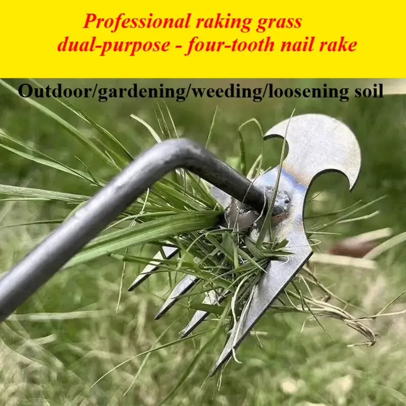 🔧Pulling Weeds and Weeding Artifact,RootingHoeing,Loosening Soil, Gardening Tools, Multi-FunctionalWeeding Shovel, Vegetable Planting, New Durable GardenWeed Upgraded Weed Puller Tool-886