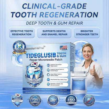 ⚡Crazy-Sale⚡69k-Sold⚡Fast‑Dissolving Tooth & Gum Repair Oral Strips-A11