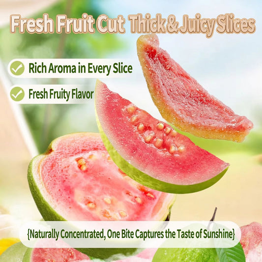 🧨Say goodbye to high-calorie guilt!🥻🥻Satisfy your cravings with ourfiber-rich Red Guava slices-C7