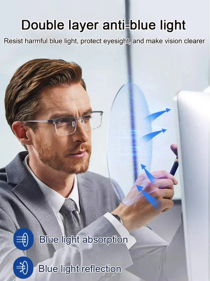 🔥Hot Sale🔥✨Ultra Light Anti Blue Presbyopic Glasses-ZDQ8