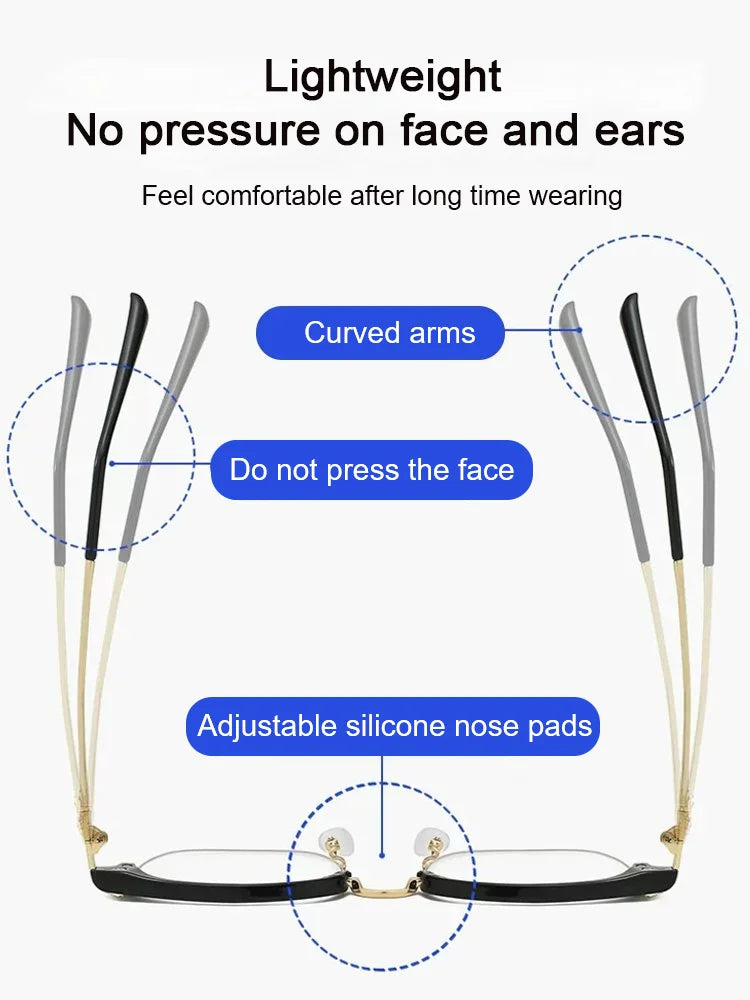 🔥Hot Sale🔥✨Ultra Light Anti Blue Presbyopic Glasses-ZDQ8