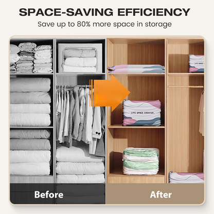 ⚡Crazy-Sale⚡Limited-Time Offer✨ LIFE SAVER！No-Pump Large Vacuum Storage Compression Bags，👍More Space Instantly-102