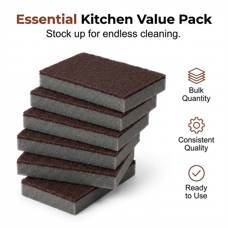 🧽🔥2026 HOT SALE🍳Emery Sponge Scrubber – Removes burnt grease & rust instantly-A01